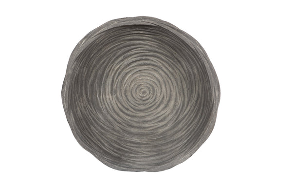 Waves Bowl, Large, Gray