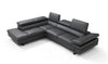 I867 Left Hand Facing Chaise in Grey
