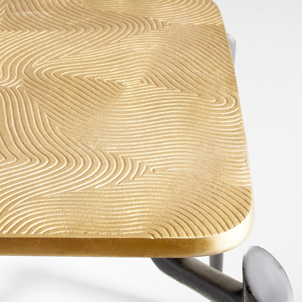 Tarsal Side Table | Black | Gold