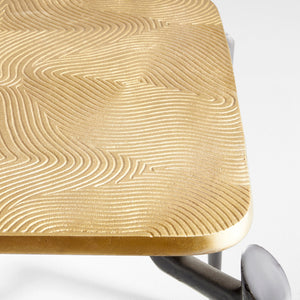 Tarsal Side Table | Black | Gold