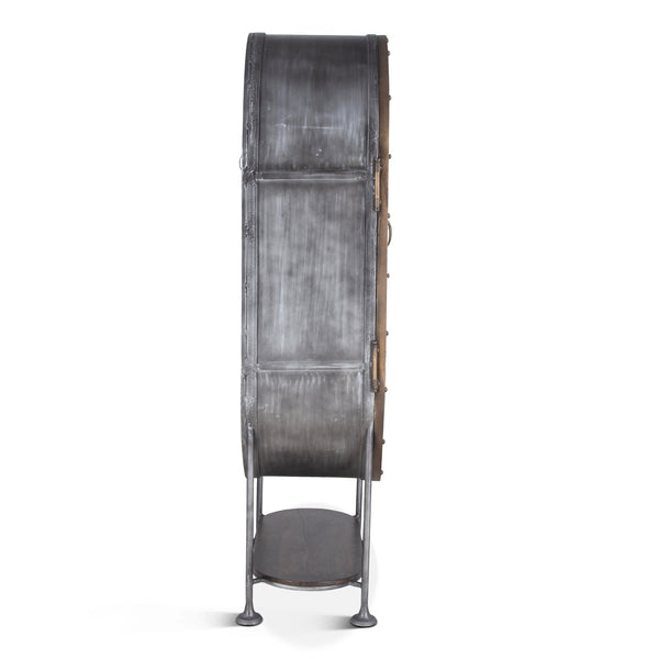 Bowery Tall Oval Bar Cabinet