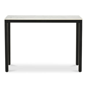 Parson Marble Console Table with Iron Frame