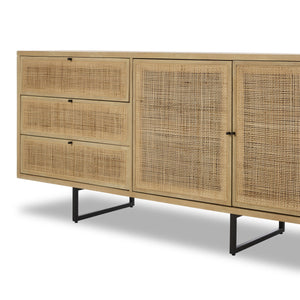 Carmel Sideboard 96" - Natural Cane