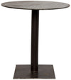 Mies Side Table, Black Steel