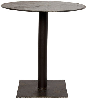 Mies Side Table, Black Steel