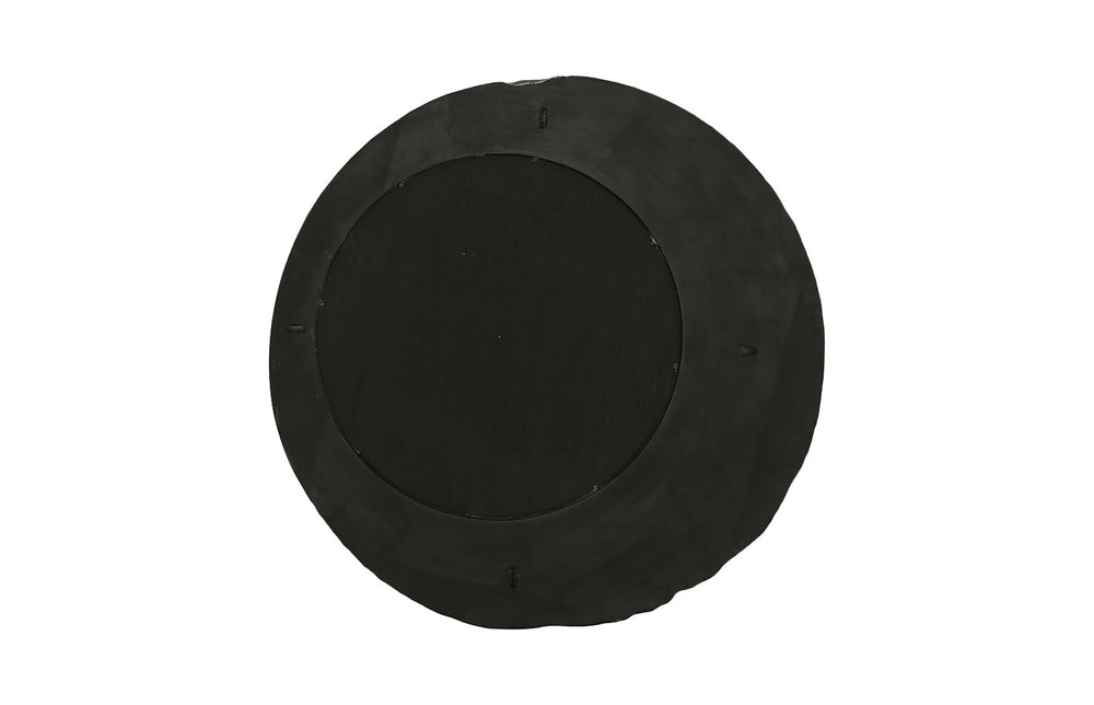 Mercury Mirror, Black, Silver Leaf