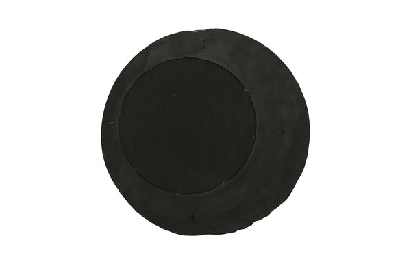 Mercury Mirror, Black, Silver Leaf