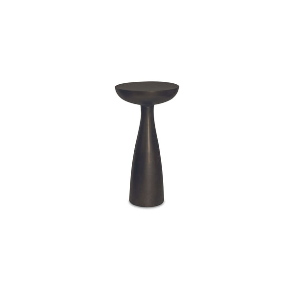 Moe's Greta Side Table Deep Bronze Aluminum