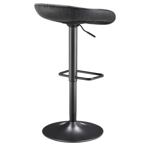 Rogue Gaslift Bar Stool In Vintage Black