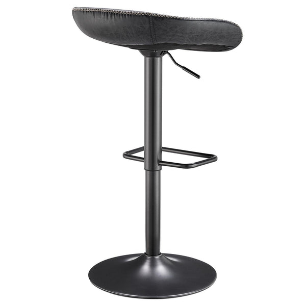 Rogue Gaslift Bar Stool In Vintage Black