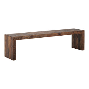 Moe's Vintage Brown Large Bench