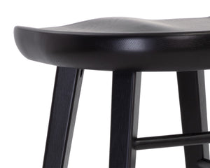 DOMINIC COUNTER STOOL - BLACK