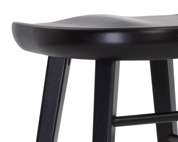DOMINIC COUNTER STOOL - BLACK