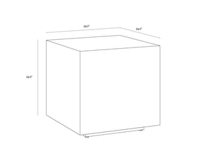 FREZCO SIDE TABLE - GREY