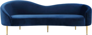 Bradford Sofa In Navy Velvet