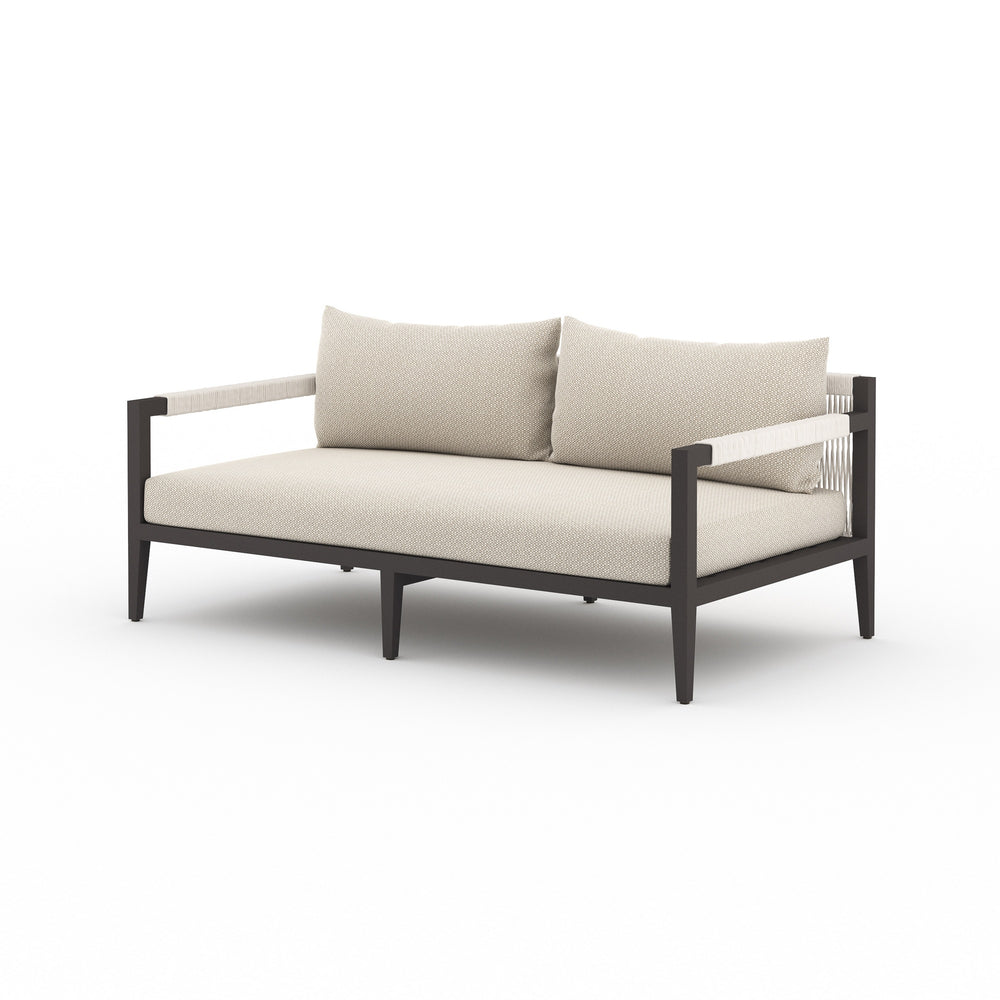 Sherwood Outdoor Sofa 63" in Bronze/Sand