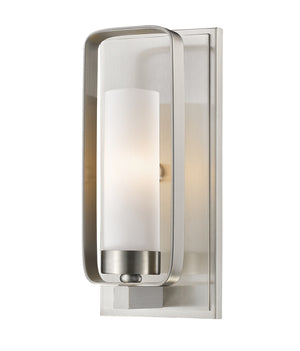 Aideen 1 Light Wall Sconce in Brushed Nickel Finish