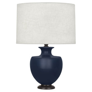 Matte Midnight Blue Michael Berman Atlas Table Lamp