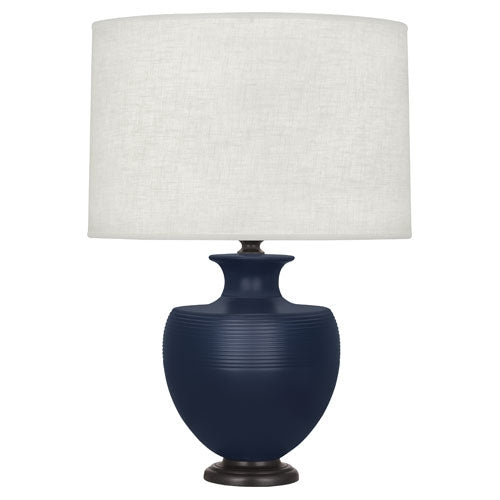 Matte Midnight Blue Michael Berman Atlas Table Lamp