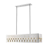 Oberon 7 Light Island/Billiard in Chrome  Finish