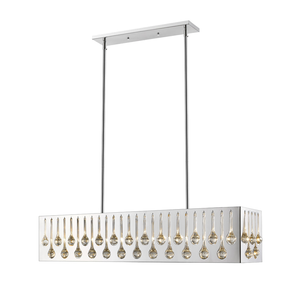 Oberon 7 Light Island/Billiard in Chrome  Finish