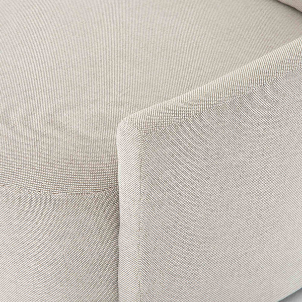 Chloe Media Lounger in Delta Bisque