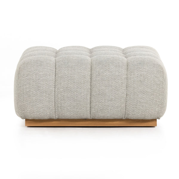 Roma Outdoor Ottoman Piece In Faye Ash