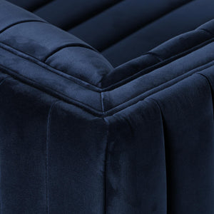 Augustine Sofa-96"-Sapphire Navy