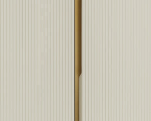 PALOMA BAR CABINET - HIGH GLOSS CREAM
