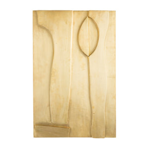 Cladded Brass Wall Art, "Earth" #2 (sold as is)