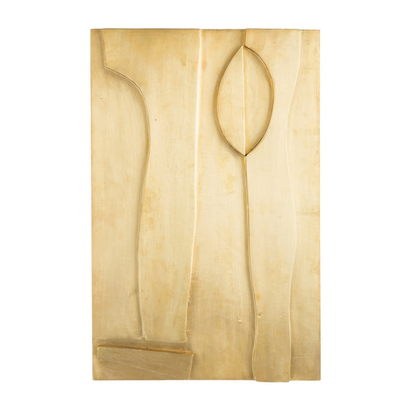 Cladded Brass Wall Art, "Earth" #2 (sold as is)