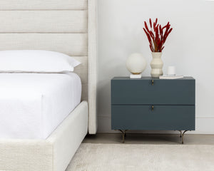 EMMIT BED - QUEEN - MERINO PEARL