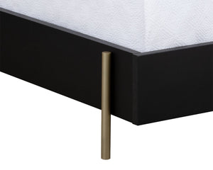 AVIDA BED - KING - GOLD - BLACK/NATURAL