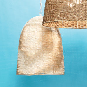Waterfront Wood Beaded 1-Light Pendant