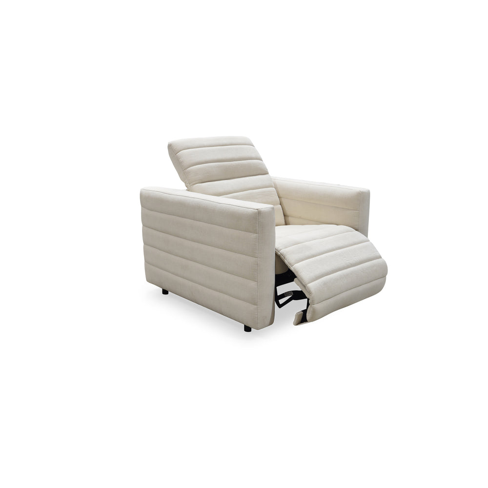 Juno Power Recliner Chair in Off White
