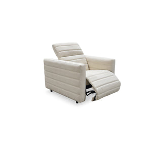 Juno Power Recliner Chair in Off White