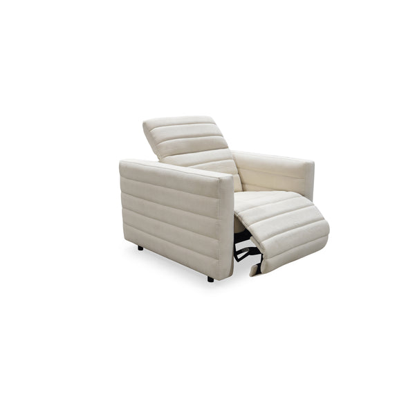 Juno Power Recliner Chair in Off White