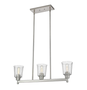 Bohin 3 Light Island/Billiard in Brushed Nickel  Finish