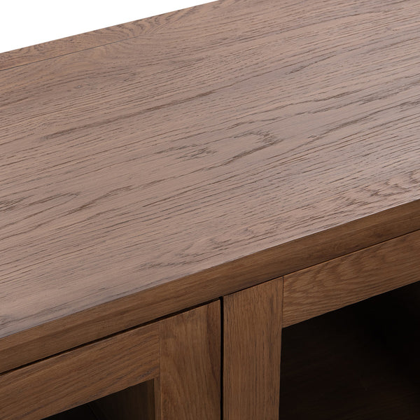 Vander Solid Wood 4Dr Buffet with Glass Doors