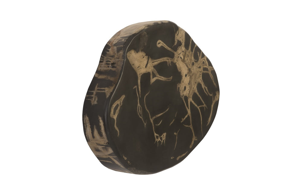 Cast Petrified Wood Wall Tile, Resin