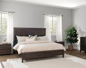 Westlake Queen Bed in Kona Brown - Solid Mango Wood