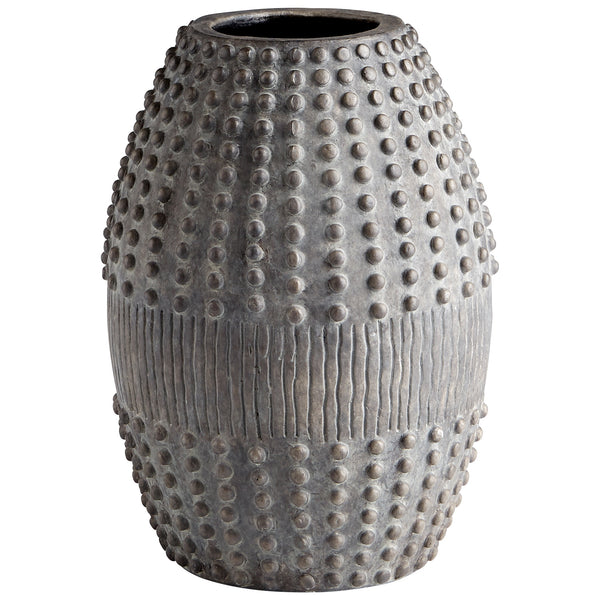 Short Scoria Vase in Gray