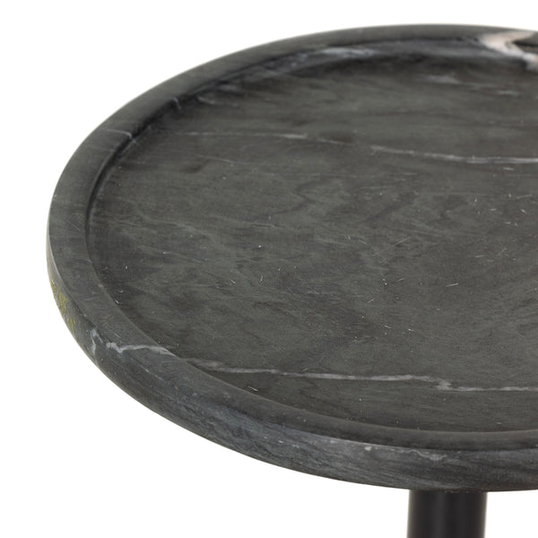 Viola Accent Table In Black Marble
