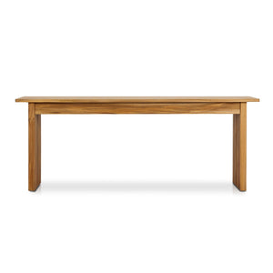 Chapman Outdoor Console Table - Natural Teak-FSC