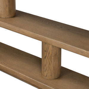 Luciana Bookcase In Smoked Oak Veneer