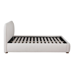 Colin King Bed with Velvet Upholstery