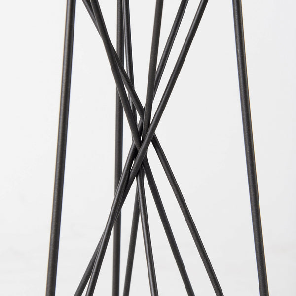 Sixx II Large Antiqued Metal Hexagonal Table Candle Holder