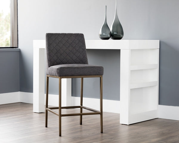 Leighland Counter Stool - Dark Grey