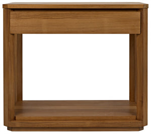 SL11 Side Table, Gold Teak