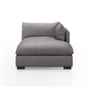 Westwood Sectional In Valley Silver Spoon And Espresso